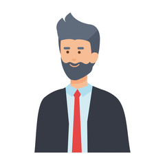 young businessman avatar character