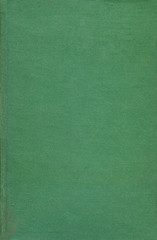 Textile texture. Green old book cover. Rough canvas surface. Blank retro page. Empty place for text. Perfect for background and vintage style design.