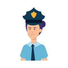 female police officer avatar character