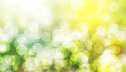 abstract blurred green background with bokeh 