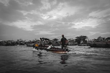 Floating market, Can Tho, Vietnam