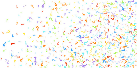 Question marks Quiz doubt survey faq public poll.