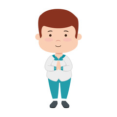 little boy first communion character