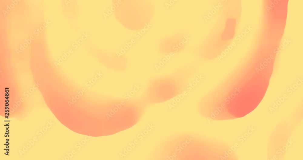 Poster 60fps abstract cg fashion light loopable background - yellow morphing shapes seamless loop 4k animat