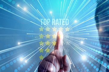 Top Rated Ein Mann bewertet mit 5 Sternen