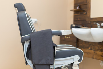 hairdresser's interior, chair