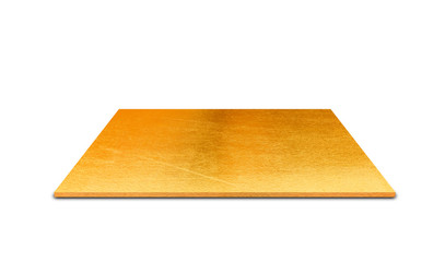 Gold plate Metal floor counter
