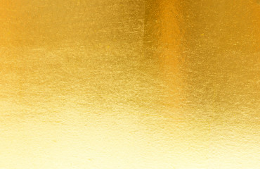 Shiny yellow leaf gold foil texture