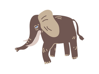 Elephant Wild Exotic African Animal Vector Illustration