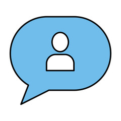 speech bubble with user avatar
