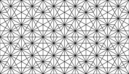 The geometric pattern with lines. Seamless vector background. White and black texture. Graphic modern pattern. Simple lattice graphic design