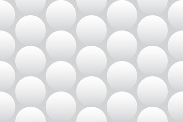 Vector seamless texture with 3d balls on a white background