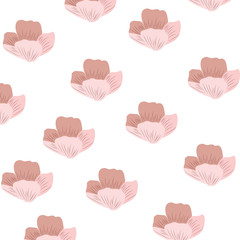 pattern of flowers isolated icon