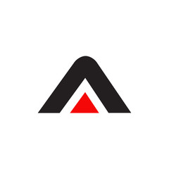 A letter logo design vector template