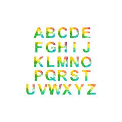 Alphabet design template