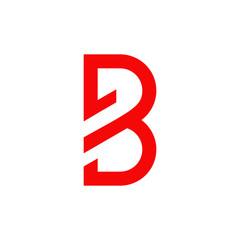 B letter logo design vector template