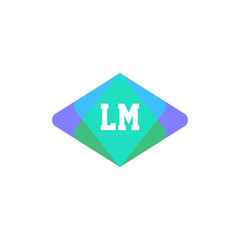 Initial Letter Logo LM Template Vector Design