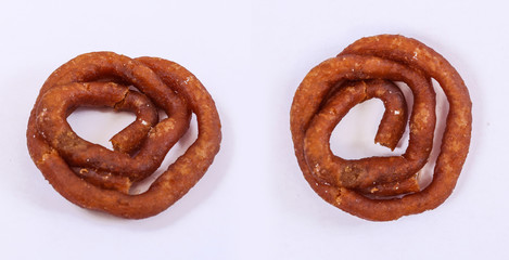 Honey Rings, Peni Walalu . Sri Lankan Traditional Sweet Foods Isolated