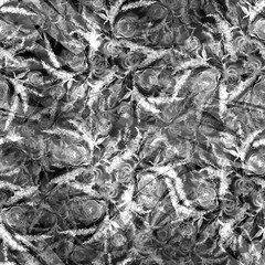 Watercolor vintage seamless pattern, floral pattern, black, white, monochrome roses, lilac, lavender, buds. Plants, flowers, grass in floral background. A bouquet of flowers in watercolor. Abstract