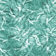 Watercolor seamless vintage background with a floral pattern, a branch of a rose flower, leaves, lavender, wild flower. Fashionable and stylish drawing. green pattern