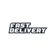 Fast delivery icon. Vector illustration