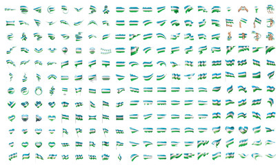 very big collection of vector flags of the Uzbekistan