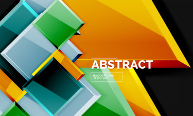 Shiny style geometric background