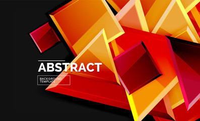 Shiny style geometric background