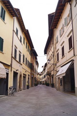 Mazzini street, Borgo San Lorenzo, Tuscany, Italy
