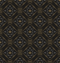 Black Royal background vector