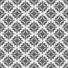 Black and white vintage seamless pattern