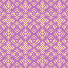 Damask vintage background, seamless pattern