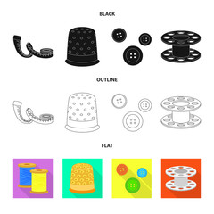 Vector illustration of craft and handcraft icon. Set of craft and industry vector icon for stock.