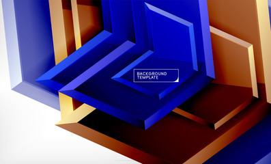 Abstract glossy techno arrows background