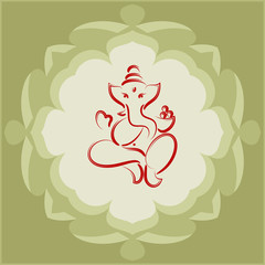 Ganesha The Lord Of Wisdom Design