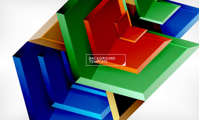 Techno arrow background, template design