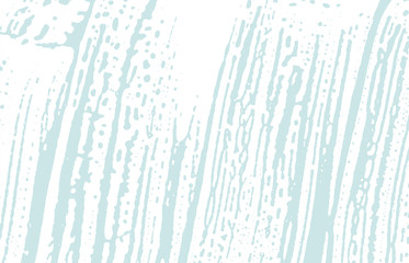 Grunge texture. Distress blue rough trace. Classic