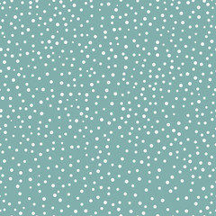 Falling snow. Chaotic placement. Two-color image.