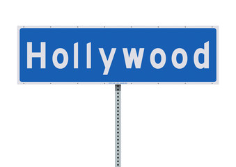 Hollywood road sign