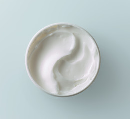 white cocmetic cream
