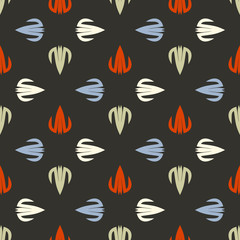 Seamless pattern with geometric elements. Stylish abstract illustration.