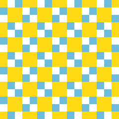 Bright seamless pattern with repeating squares. Beautiful harmonic illustration.