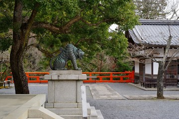 日本の京都の鞍馬寺