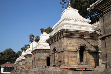 Kathmandu Nepal Pashupatinath Temple is a famous and sacred Hindu temple complex that is located on the banks of the Bagmati River. Beside Pashupatinath temple is open air cremation