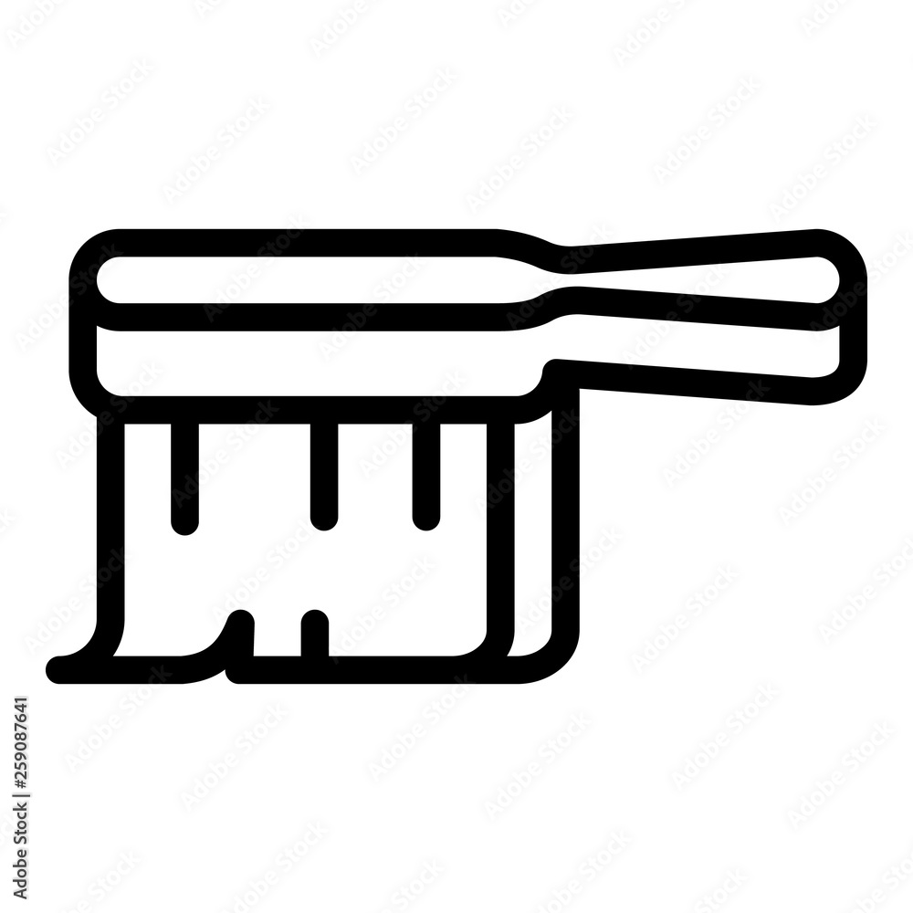 Poster apiary brush tool icon. outline apiary brush tool vector icon for web design isolated on white backg