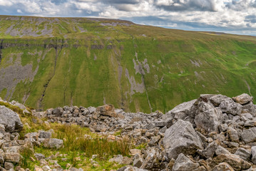 North Pennine landscape at the High Cup Nick in Cumbria, England, UK