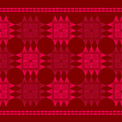Ethnic boho seamless pattern. Patchwork texture. Weaving. Traditional ornament. Tribal pattern. Folk motif. Can be used for wallpaper, textile, invitation card, wrapping, web page background.