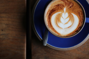 cup of coffee on a background