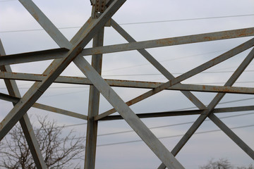 electric pole close up