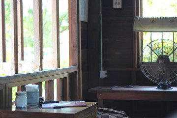 modern living room with window